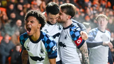 Dundee United 0-3 Falkirk: Bains go three unbeaten in Scottish Premiership with impressive showing at Tannadice