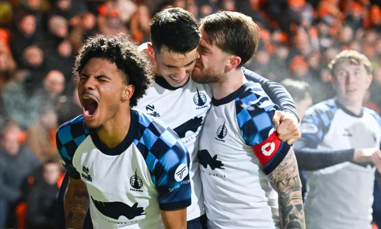 Dundee United 0-3 Falkirk: Bains go three unbeaten in Scottish Premiership with impressive showing at Tannadice