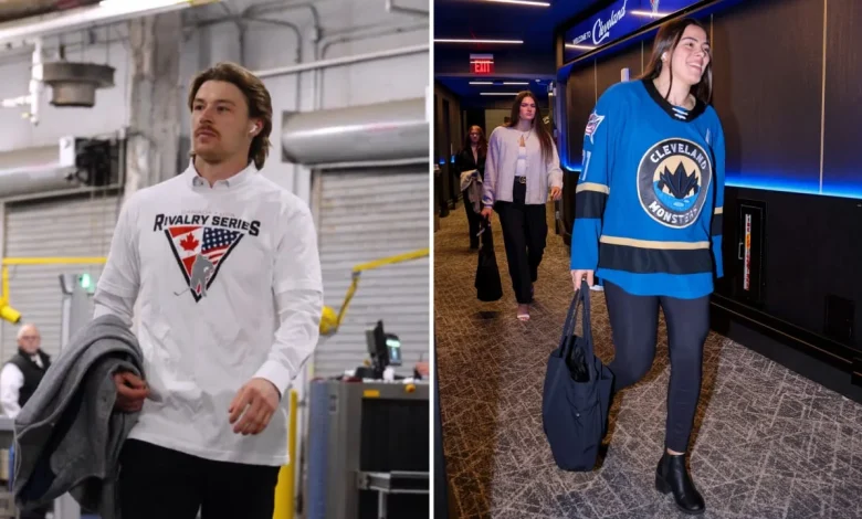 Dunne Siblings Show Support for Each Other During Rivalry Series and NHL Game