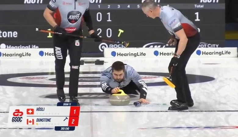 Dunstone rolling at first Grand Slam of Curling event south of border