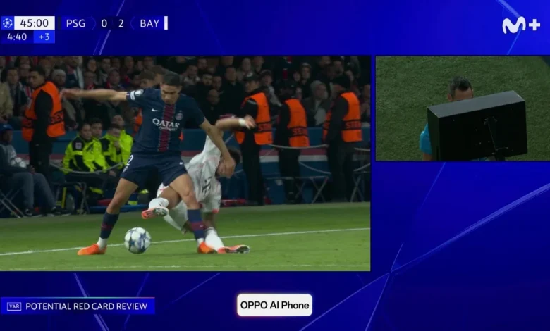 Dura sanción para Luis Díaz tras lesionar a Achraf: tres partidos