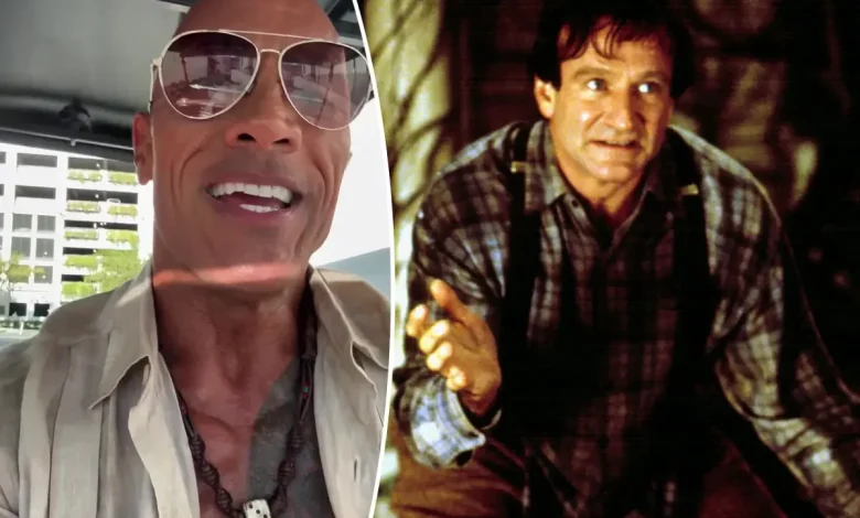 Dwayne ‘The Rock’ Johnson reveals how his ‘Jumanji 3’ costume pays tribute to Robin Williams