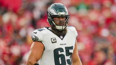 Eagles Star Lane Johnson Carted Out After Brutal Hit