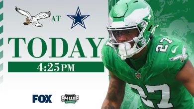 Eagles at Cowboys: How to watch, stream, and listen on Sunday, November 23