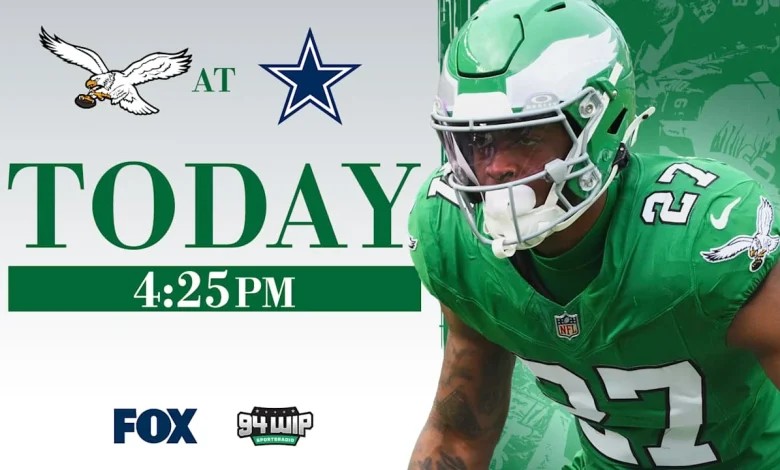 Eagles at Cowboys: How to watch, stream, and listen on Sunday, November 23