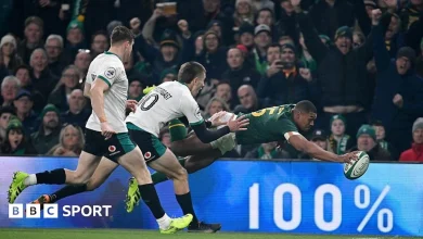 Early Willemse try has South Africa ahead in Dublin - text and radio