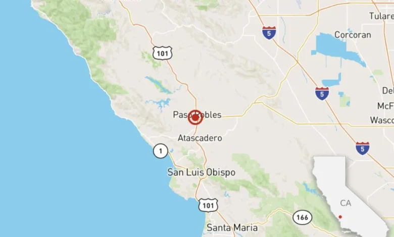 Earthquake: 4.1 quake strikes near Paso Robles