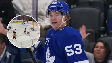 Easton Cowan Scores His First Goal as a Maple Leaf, and It's an Absolute Beauty
