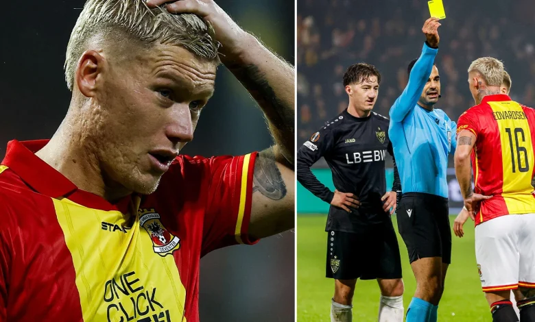 Edvardsen bötfälls – efter gesten mot Stiller