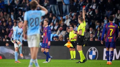 El Barcelona se lleva un palo de Vigo: De Jong fue expulsado en el descuento