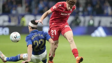 El fútbol retrocede 25 años en el Tartiere: mucho contacto y Osasuna saca un punto (0-0)