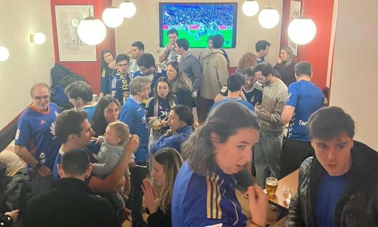 El oviedismo toma Madrid: "A ver si sacamos algo ante el Atlético"