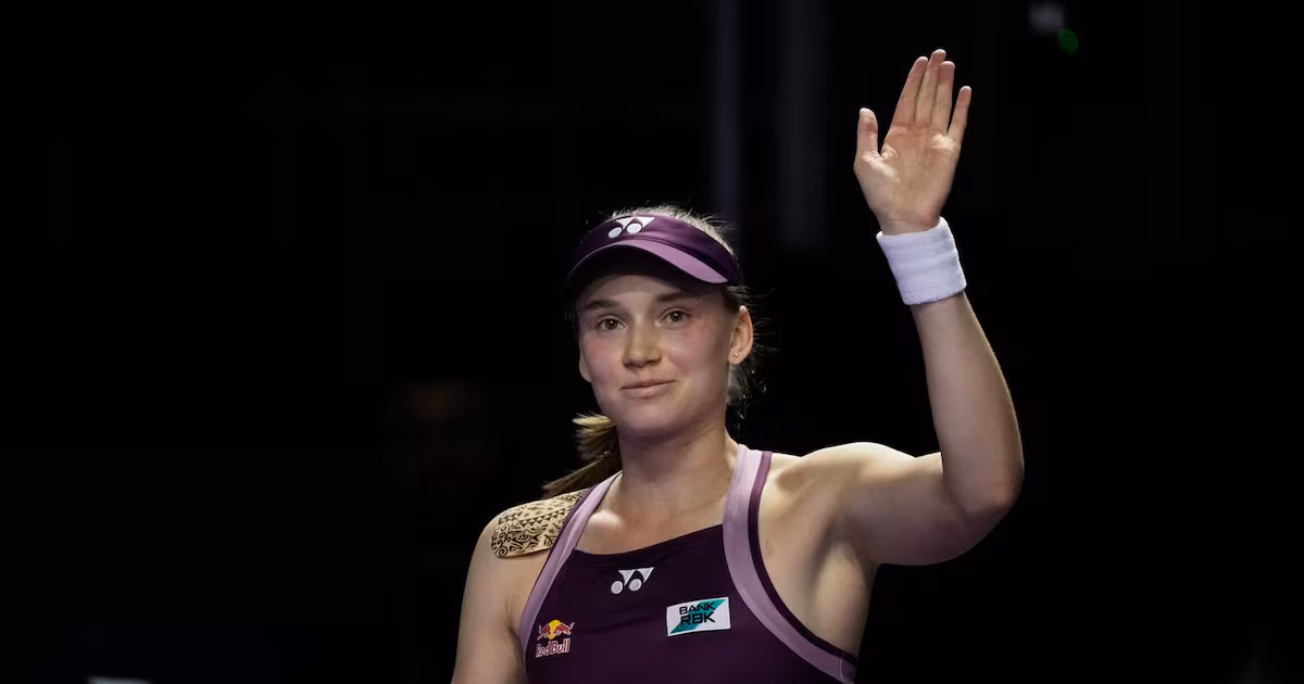 Elena Rybakina beats Jessica Pegula, moves into title match at WTA Finals