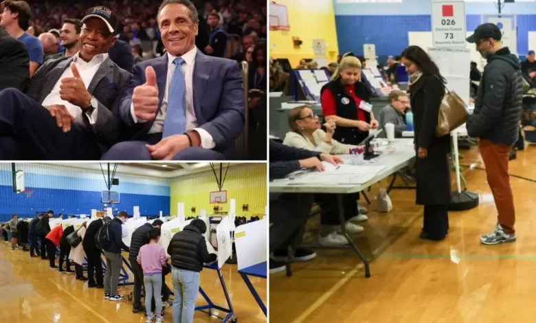 Elusive Eric Adams noticeably absent from NYC mayoral polls amid historic voter turnout