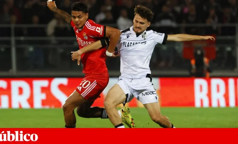 Em Guimarães, o Benfica teve 17 grandes minutos de ecrã