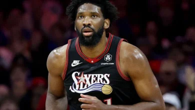 Embiid misses 3rd game in Sixers' last 4 with knee soreness