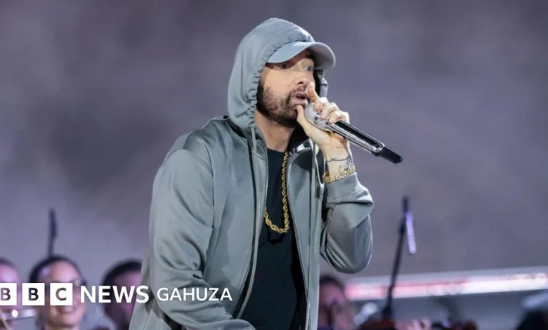 Eminem yitwariye ikigo kigurisha impuzu zo ku kiyaga 'Swim Shady'