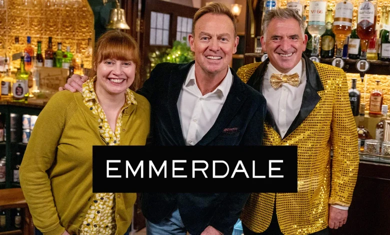 Emmerdale releases first pictures of Jason Donovan’s cameo appearence