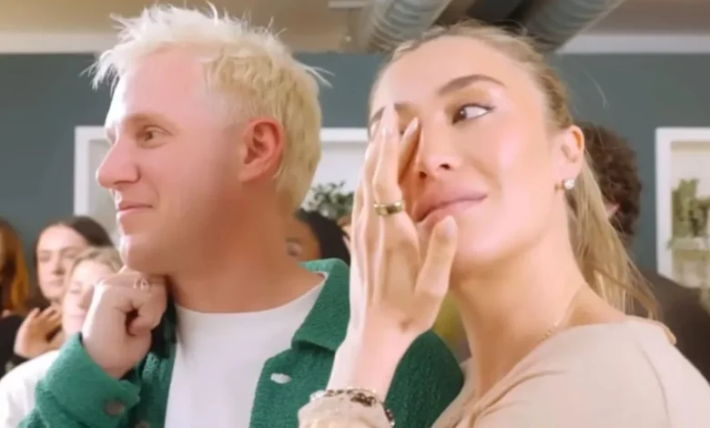 Emotional Sophie Habboo breaks down in tears as she counts down to birth of first baby with Jamie Laing