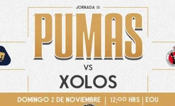 Enfrenta Pumas a Xolos con la obligación del triunfo