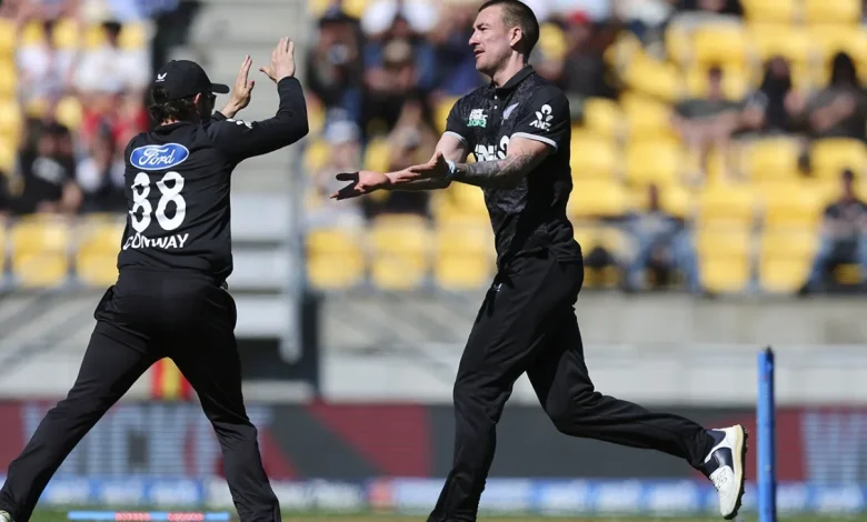 England limp to 222 after Jamie Overton 68, Blair Tickner four-for