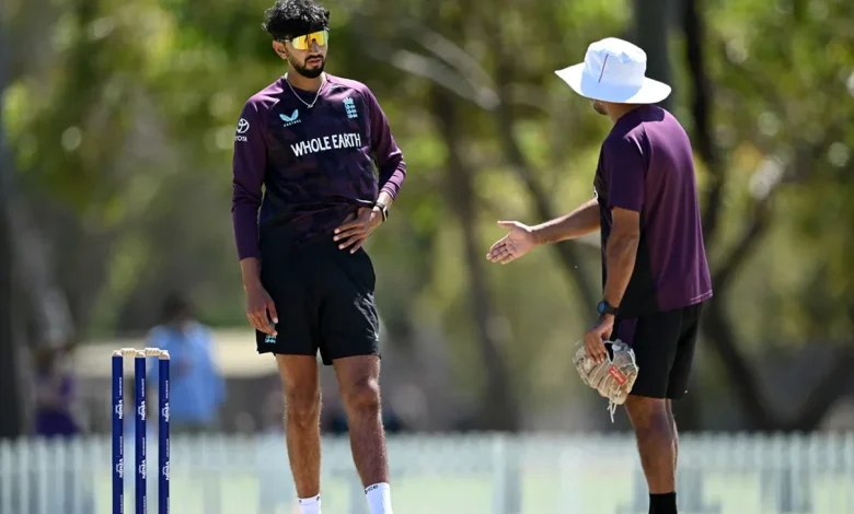 England pick Bashir in 12-man squad for Perth