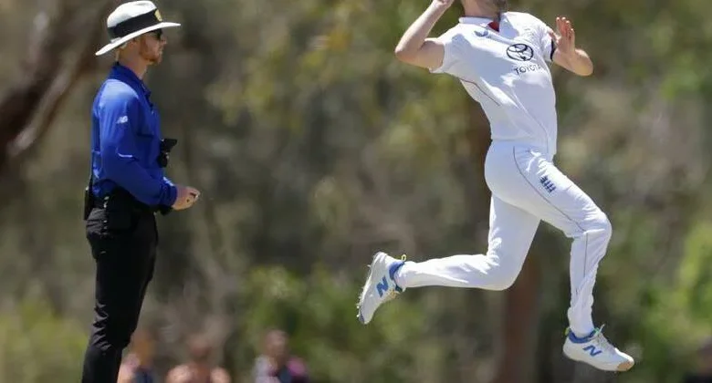 England quick suffers injury scare in Ashes warm-up