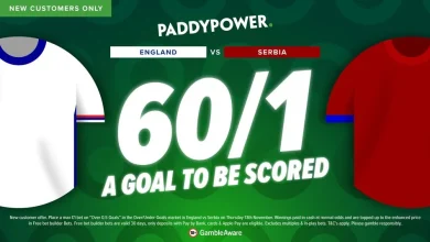 England vs Serbia betting offer: get 60-1 on a goal to be scored
