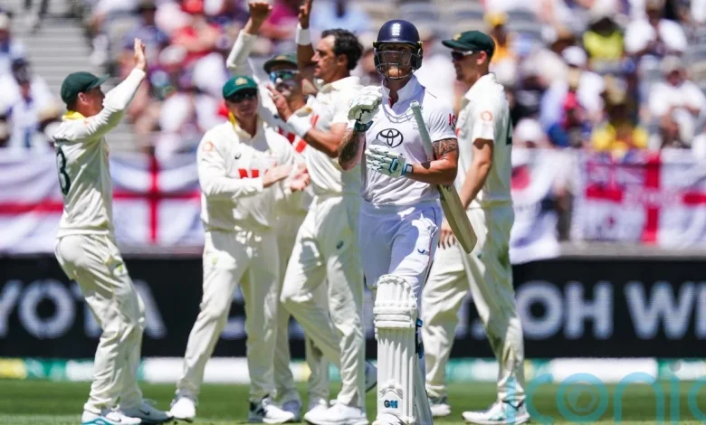 England’s batting decimated by Mitchell Starc on opening day of the Ashes