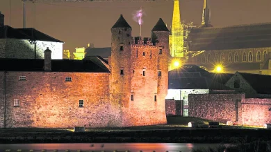 Enniskillen Castle lit up to recognise role of men