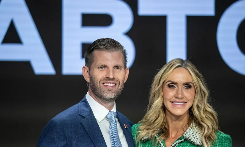 Eric and Lara Trump teaming up with Erika Kirk for tonight's Turning Point USA event at Auburn University