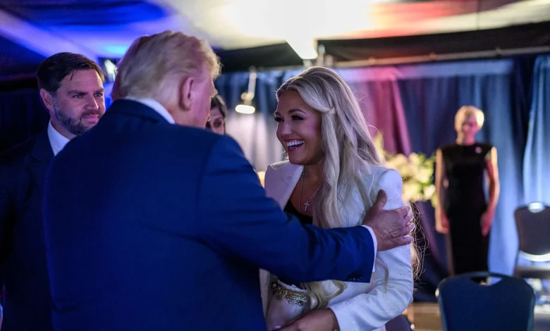 Erika Kirk faces scrutiny over alleged Trump and JD Vance links after viral moments