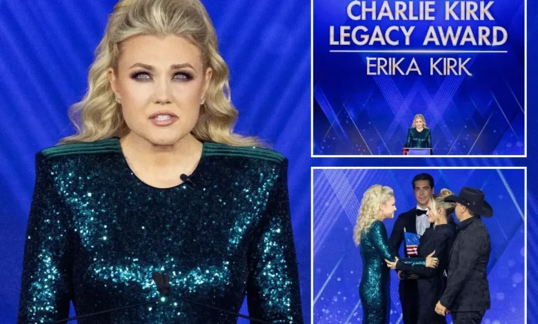 Erika Kirk receives inaugural ‘Charlie Kirk Legacy’ honor at Fox Nation’s Patriot Awards: ‘I’ll keep speaking the truth’