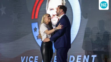 Erika Kirk's wild ‘a** grab’ joke while discussing JD Vance with Megyn Kelly sparks uproar | Hindustan Times