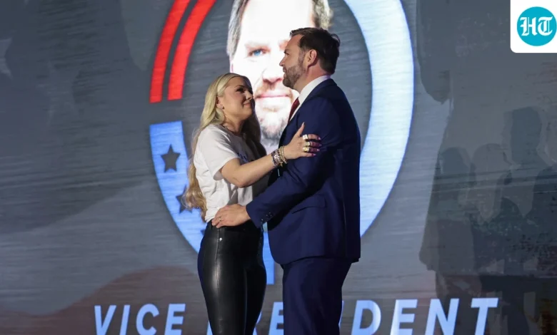 Erika Kirk's wild ‘a** grab’ joke while discussing JD Vance with Megyn Kelly sparks uproar | Hindustan Times