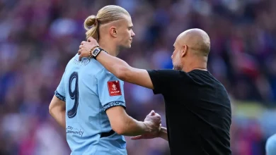 Erling Haaland dropped as Man City make TEN changes to team for Leverkusen clash - with fans calling out Pep Guardiola for naming 'Carabao Cup' lineup