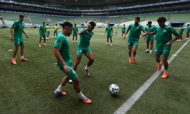 Escalação: Palmeiras treina no Allianz e terá time quase completo para pegar o Santos