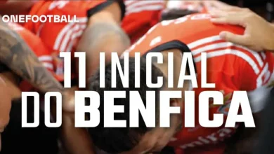 Este é o 11 para o jogo com o Bayer Leverkusen