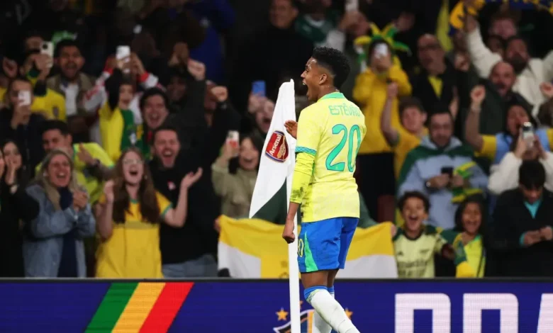 Estêvão scores again for Brazil