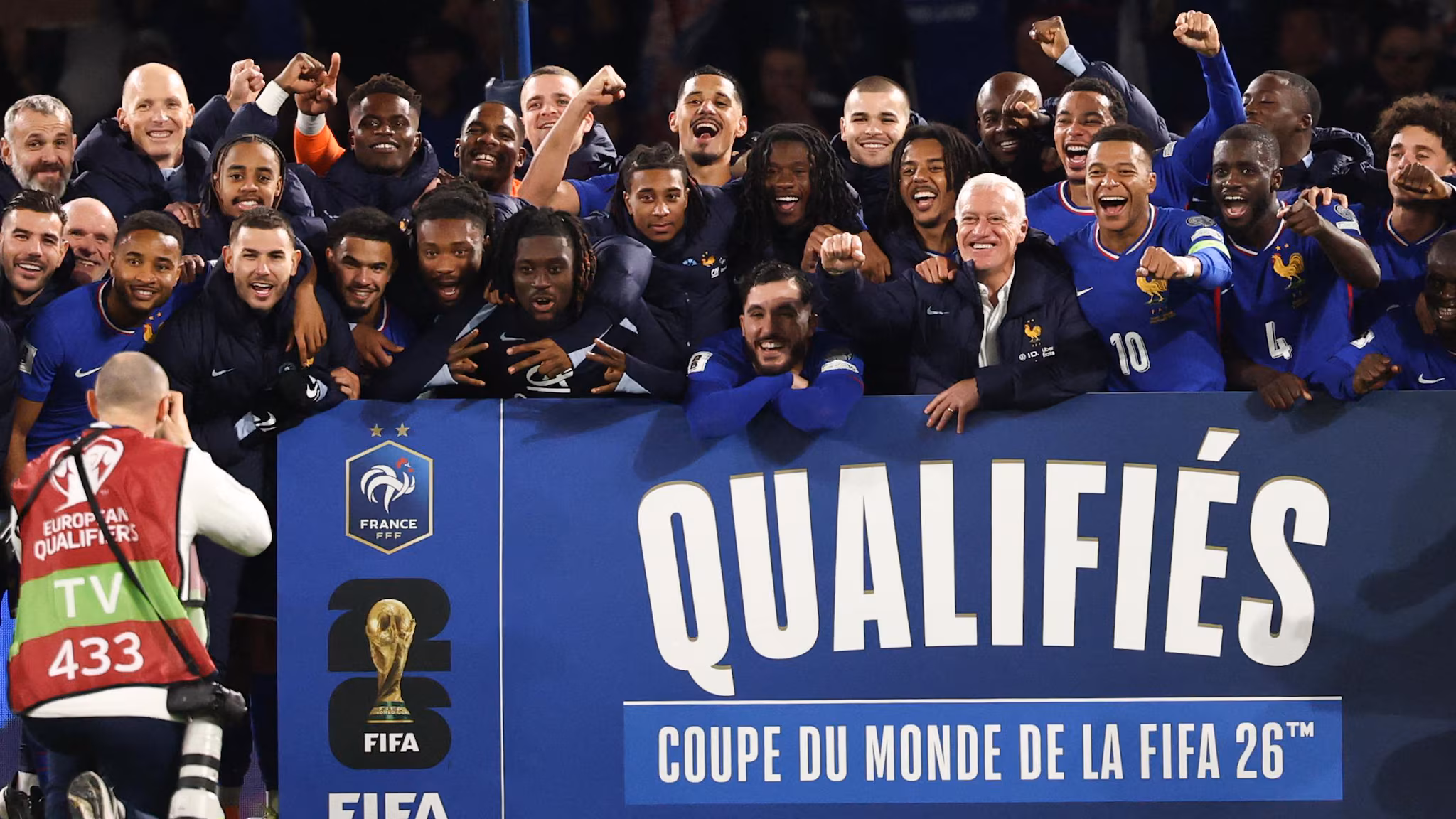 European Qualifiers for the 2026 World Cup: France through, England stay perfect