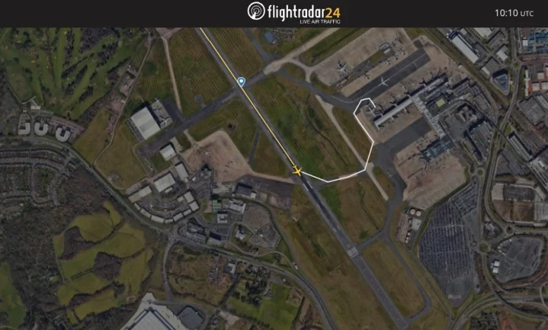 Eurowings EW9330 just suffered a bird strike on landing at Birmingham Airport