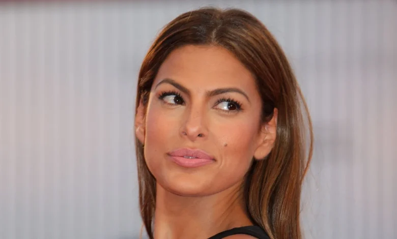 Eva Mendes’ Mini Christmas Trees Bring Subtle Festive Charm to Her Kitchen