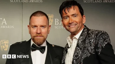 Ewan McGregor wins outstanding contribution award at Scottish Baftas