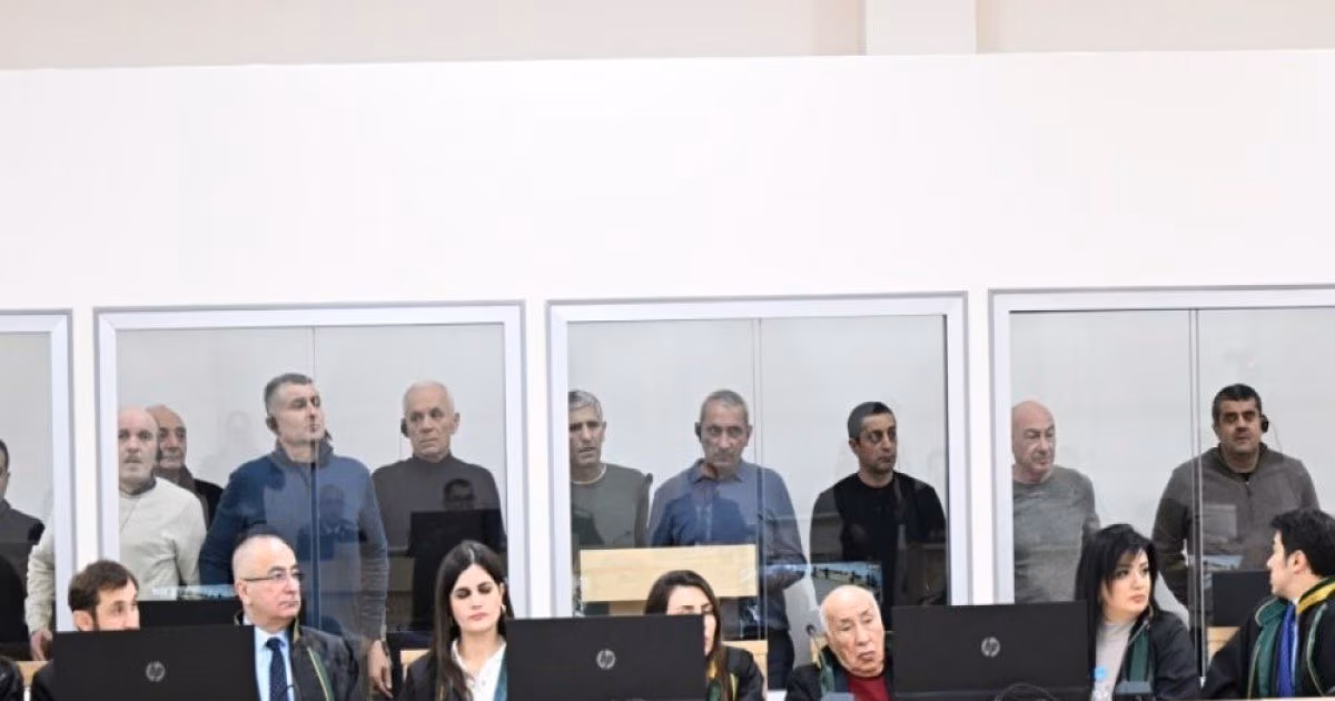 Ex-Karabakh Leaders Face Life Sentences, Lengthy Prison Terms In Baku Trial