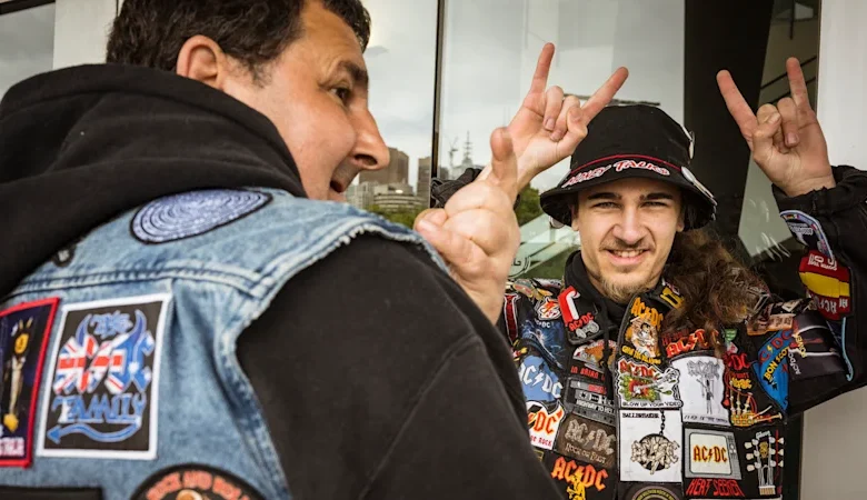 Excitment grows for AC/DC’s return as bagpipers descend on Fed Square for world record attempt