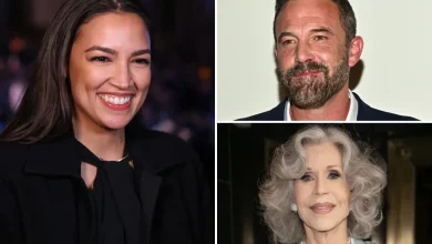 Exclusive | AOC trumpets small donors — but celebs like Jane Fonda, Ben Affleck and more give big