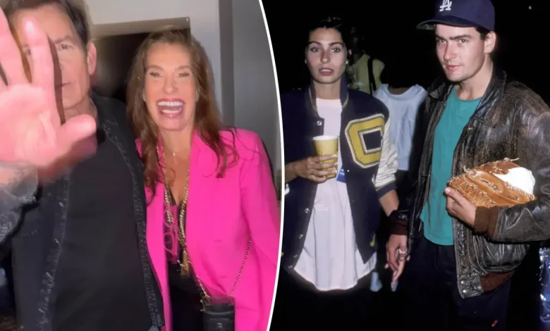 Exclusive | Charlie Sheen, ‘80s ex Dolly Fox get close again after his memoir