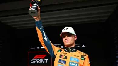 F1 Brazil GP: Lando Norris storms to sprint pole with Oscar Piastri third, Max Verstappen sixth