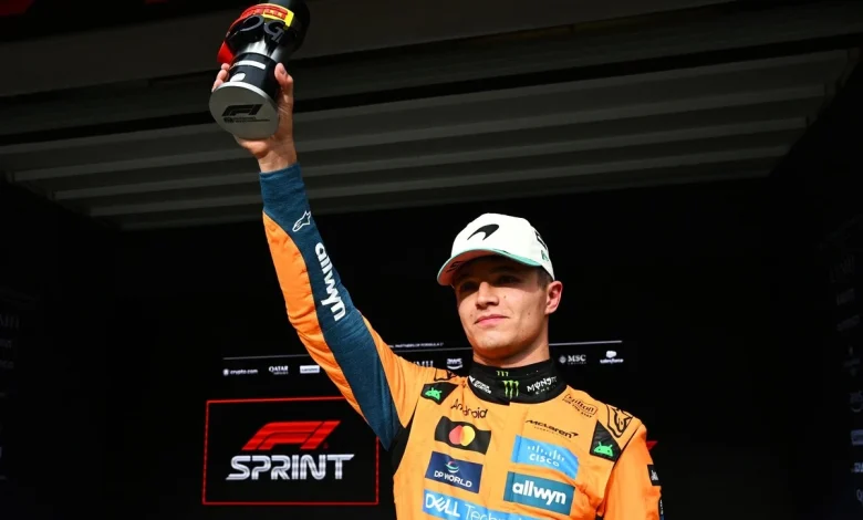 F1 Brazil GP: Lando Norris storms to sprint pole with Oscar Piastri third, Max Verstappen sixth