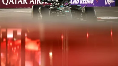 F1 Las Vegas GP: George Russell heads FP3 as both McLaren drivers hit trouble